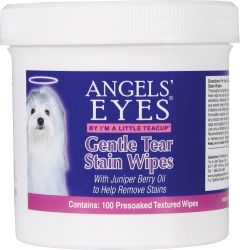 Angels' Eyes Gentle Tear Stain Wipes For Dogs