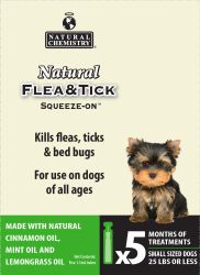 Natural Flea & Tick Squeeze On For Small Dogs