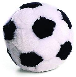 Soccer Ball Plush Dog Toy