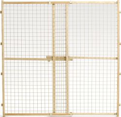 Wood/wire Mesh Pet Gate
