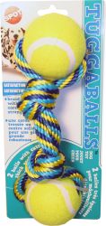 Tuggaballs Double Tennis Ball/rope