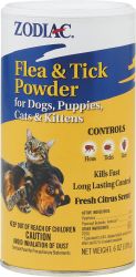 Zodiac Flea & Tick Powder For Dogs & Cats