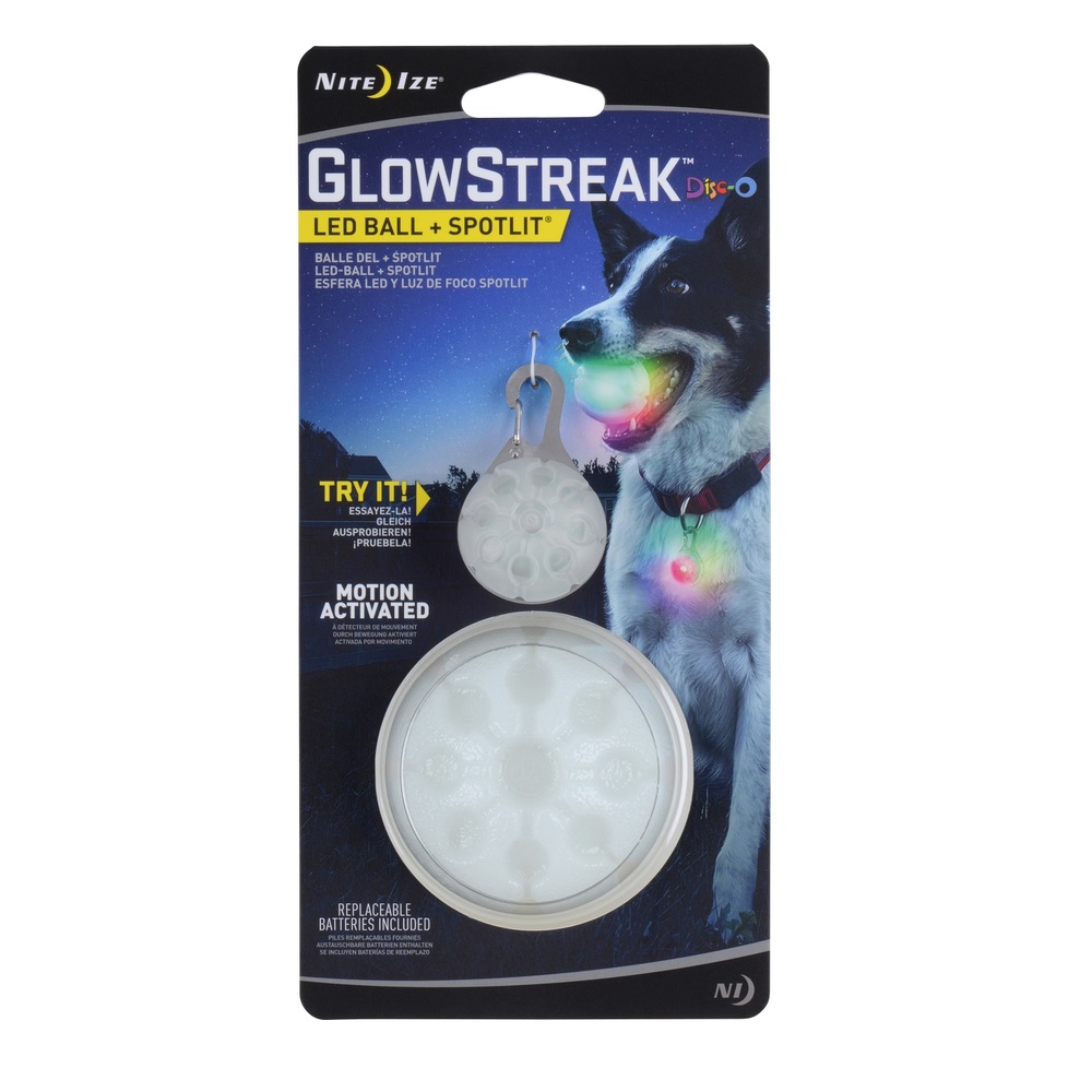 Nite Ize GlowStreak LED Ball and SpotLit LED Collar Light