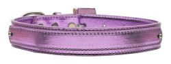 3/4" (18mm) Metallic Two-Tier Collar  Purple (size: large)