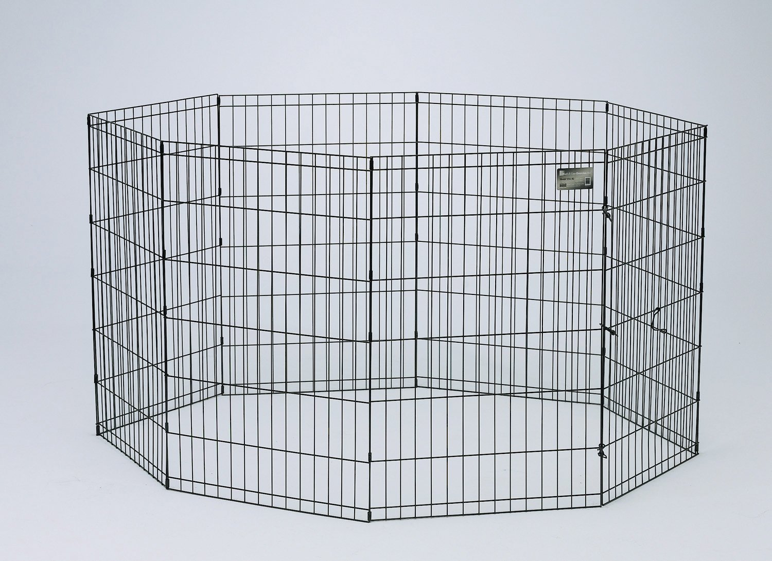 8 Panel Exercise Pen (Option 1: 24x36 In, Option 2: Black)