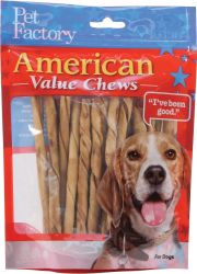 American Beefhide Twist Sticks Value Pack (Option 1: 5 Inch/25 Pack, Option 2: Chicken)