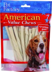 American Beefhide Twist Sticks Value Pack (Option 1: 5 Inch/25 Pack, Option 2: Natural)