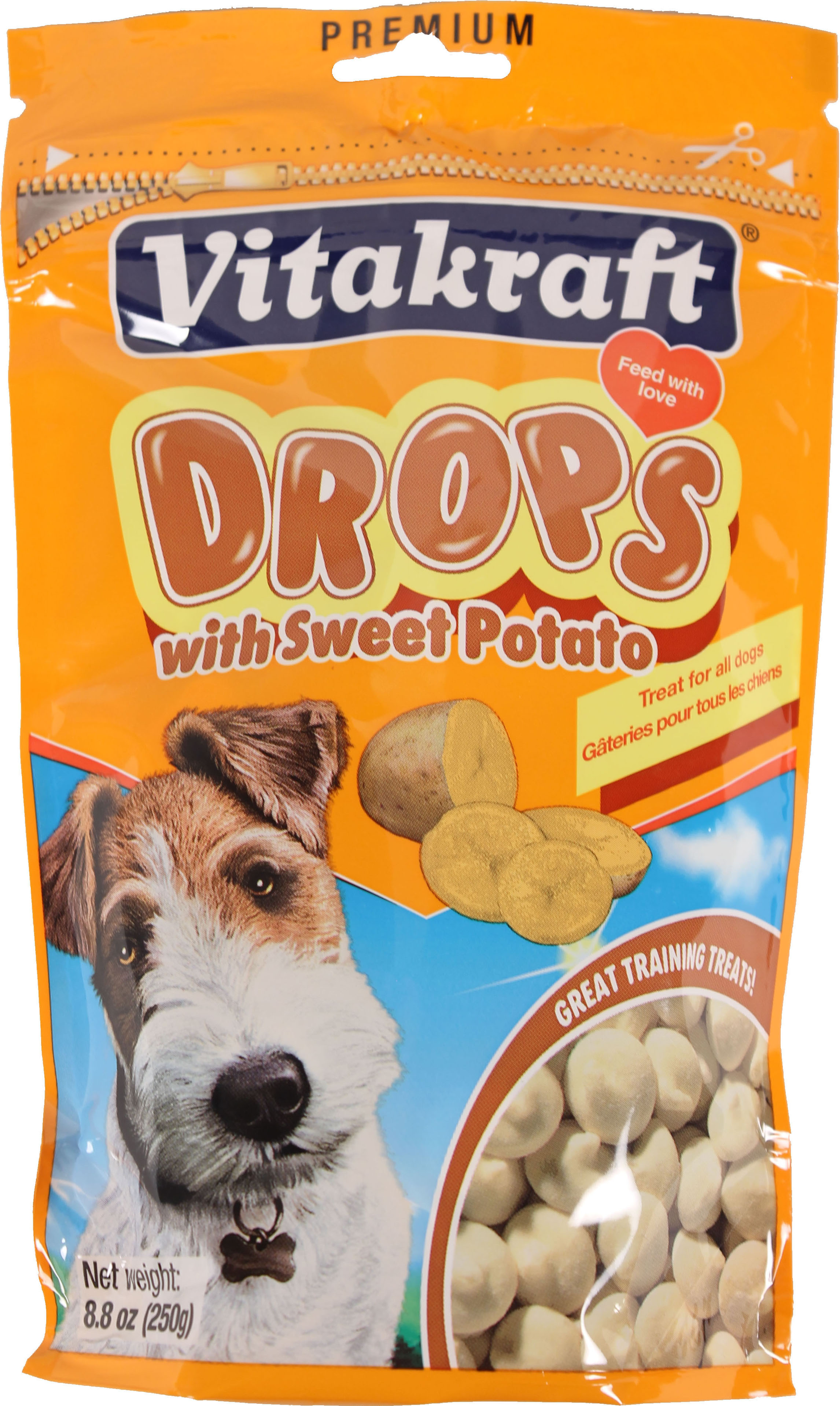 Drops Dog Treats (Option 1: 8.8 Oz, Option 2: Sweet Potato)