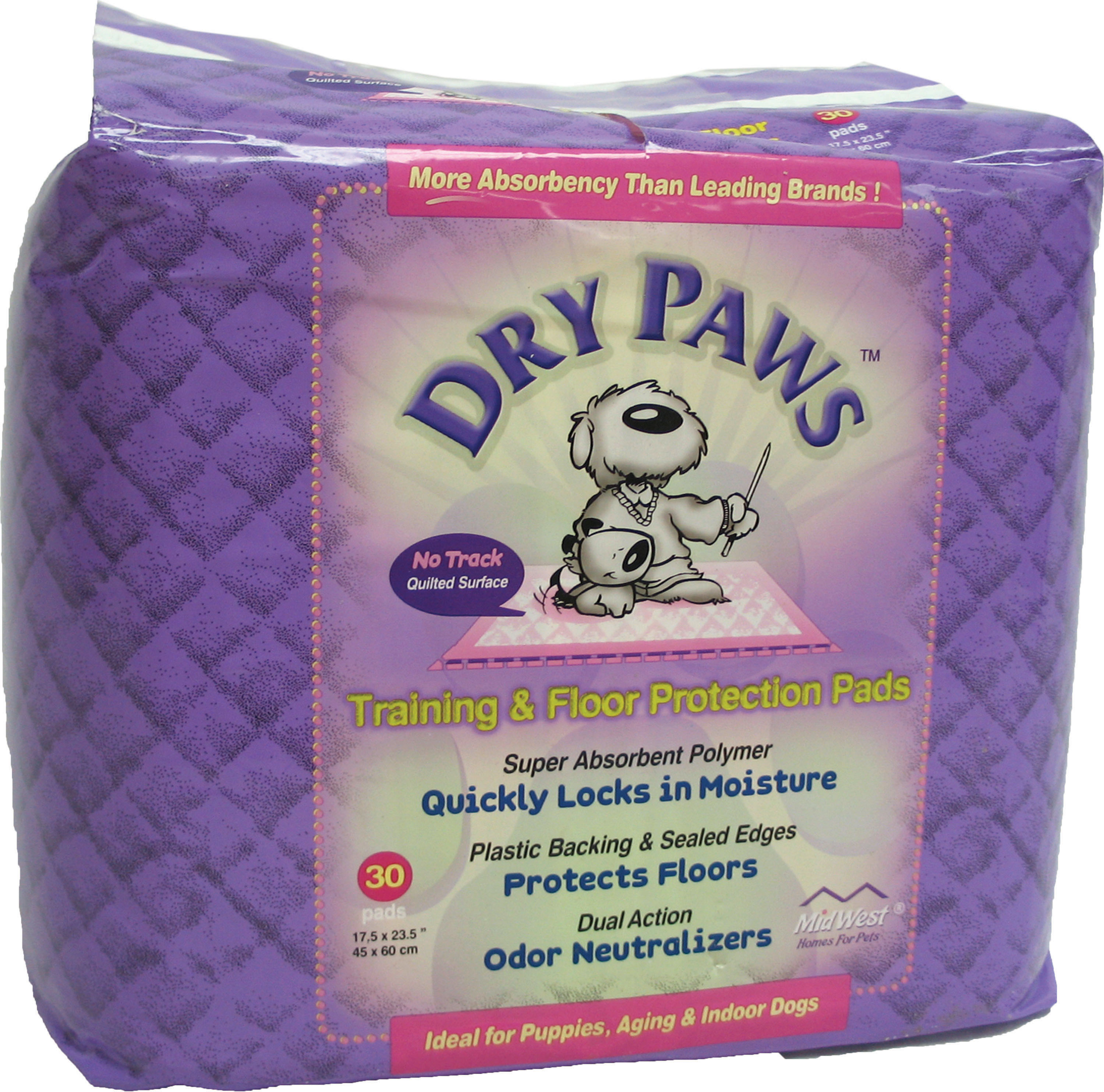 Dry Paws Training Pads (Option 1: 30 Pack)