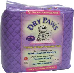 Dry Paws Training Pads (Option 1: 30 Pack)