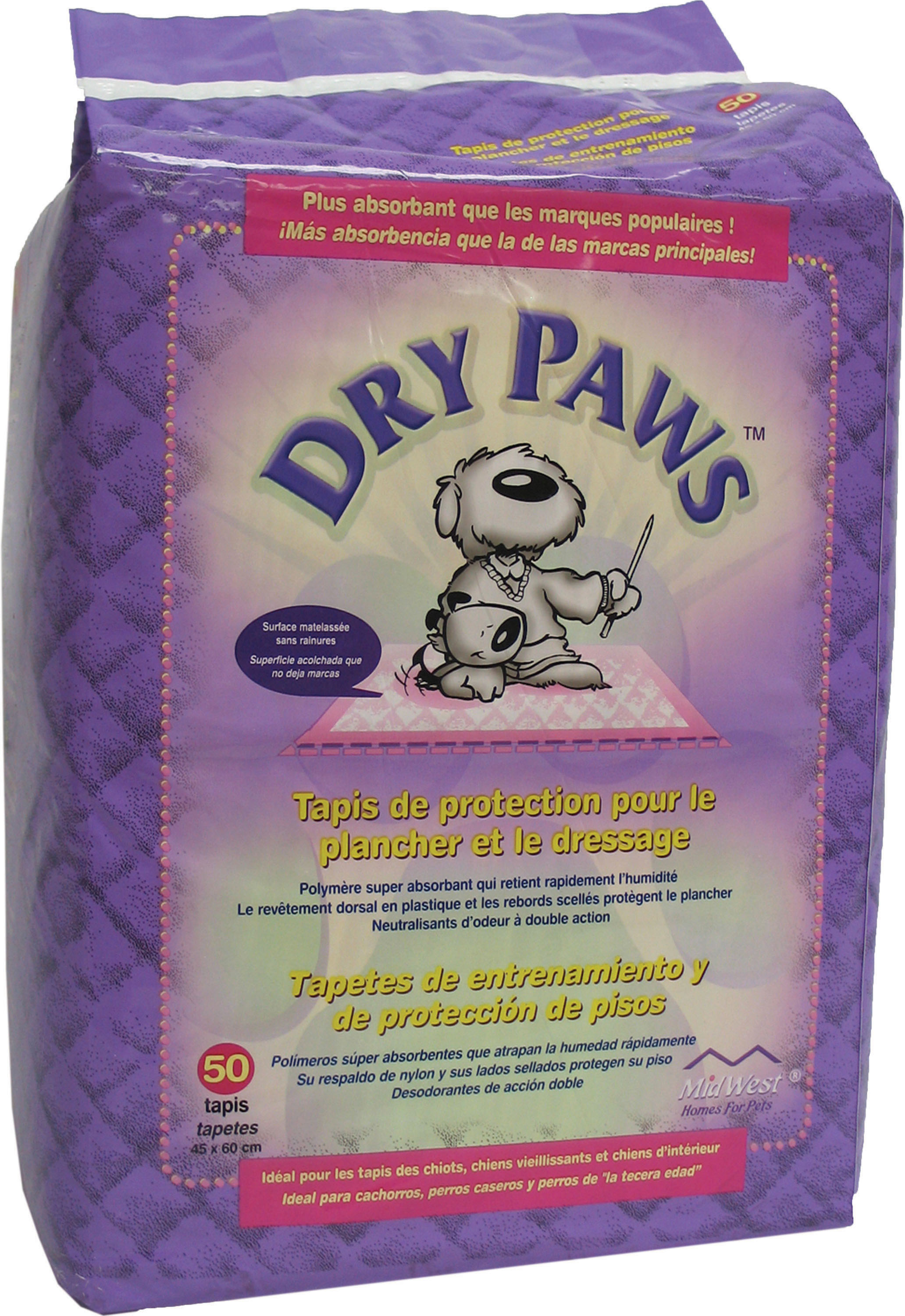 Dry Paws Training Pads (Option 1: 50 Pk)