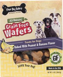 Grain Free Wafers (Option 1: 13 Ounce, Option 2: Peanut & Banana)