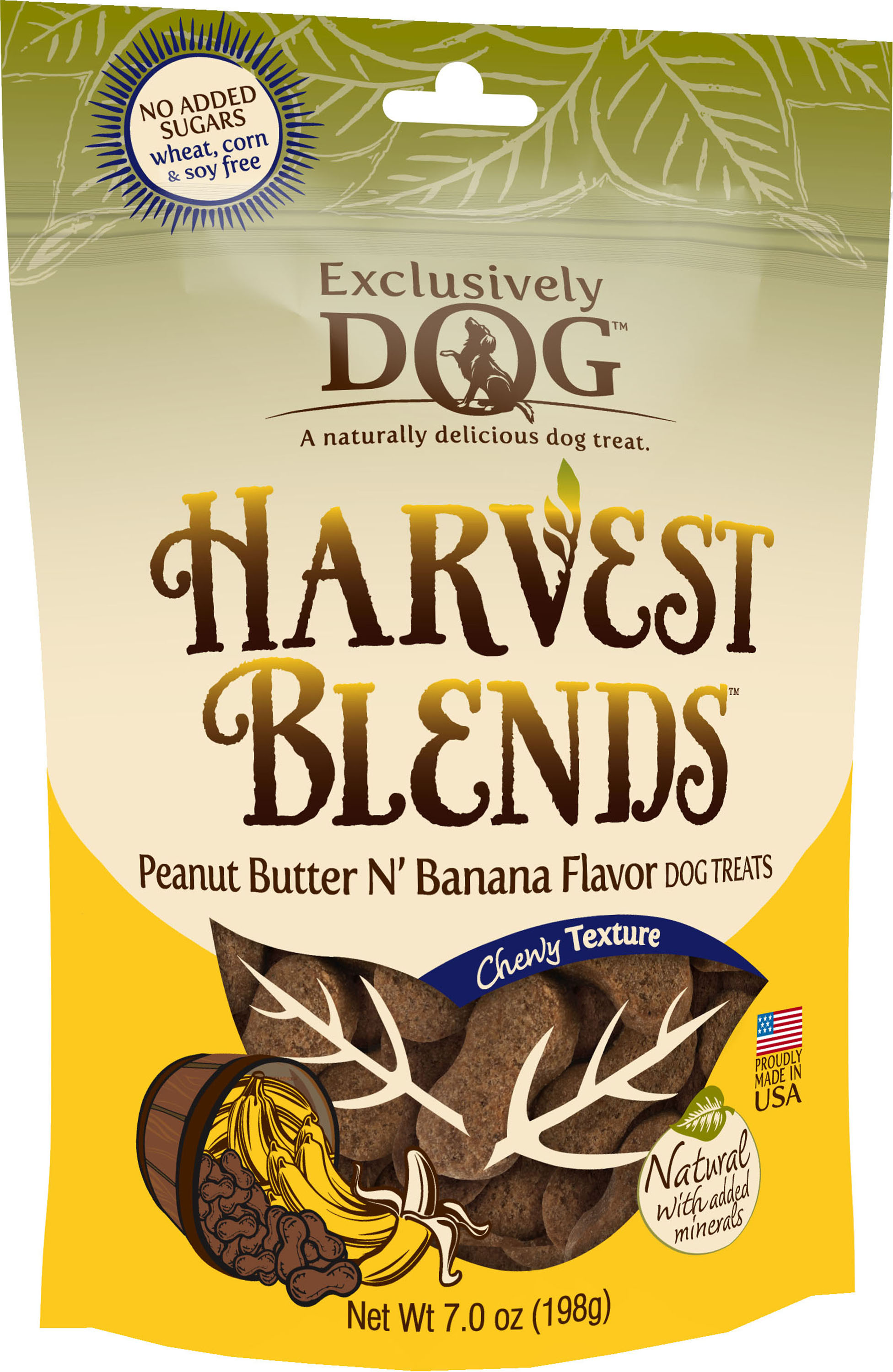 Harvest Blends Dog Treats (Option 1: 7 Oz, Option 2: Pb/banana)