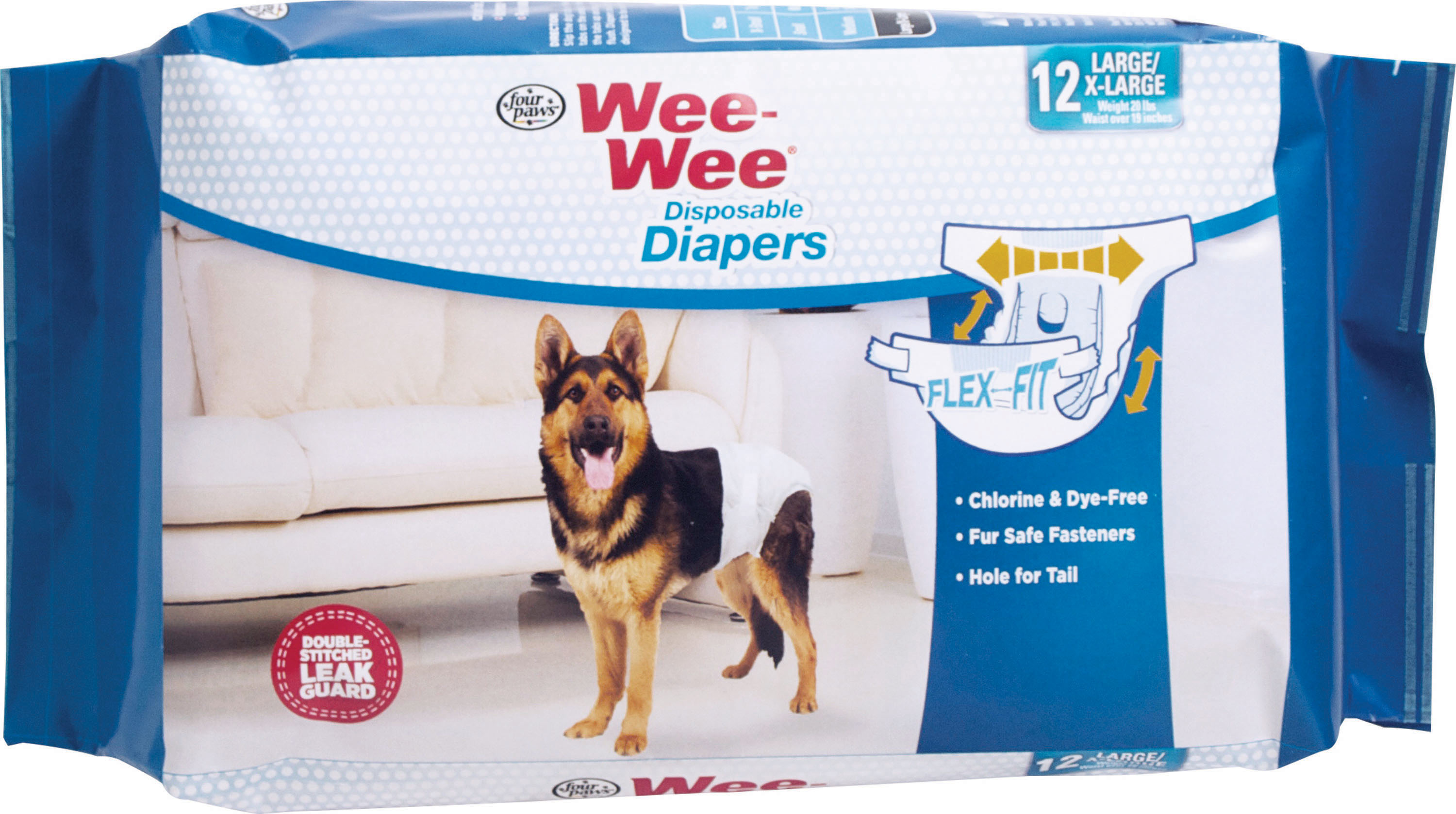 Wee-wee Disposable Diapers (Option 1: Large/xlarge)
