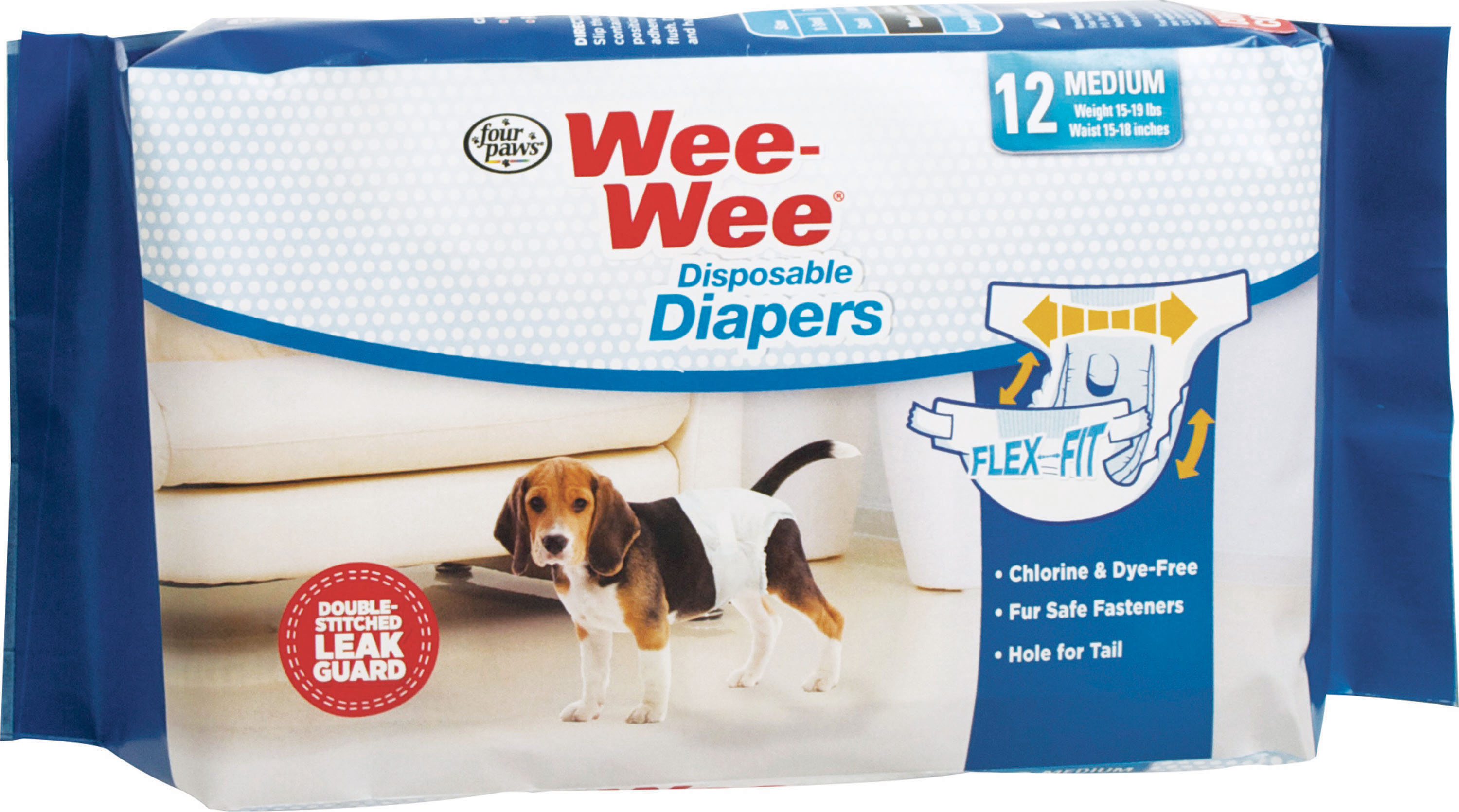 Wee-wee Disposable Diapers (Option 1: Medium)