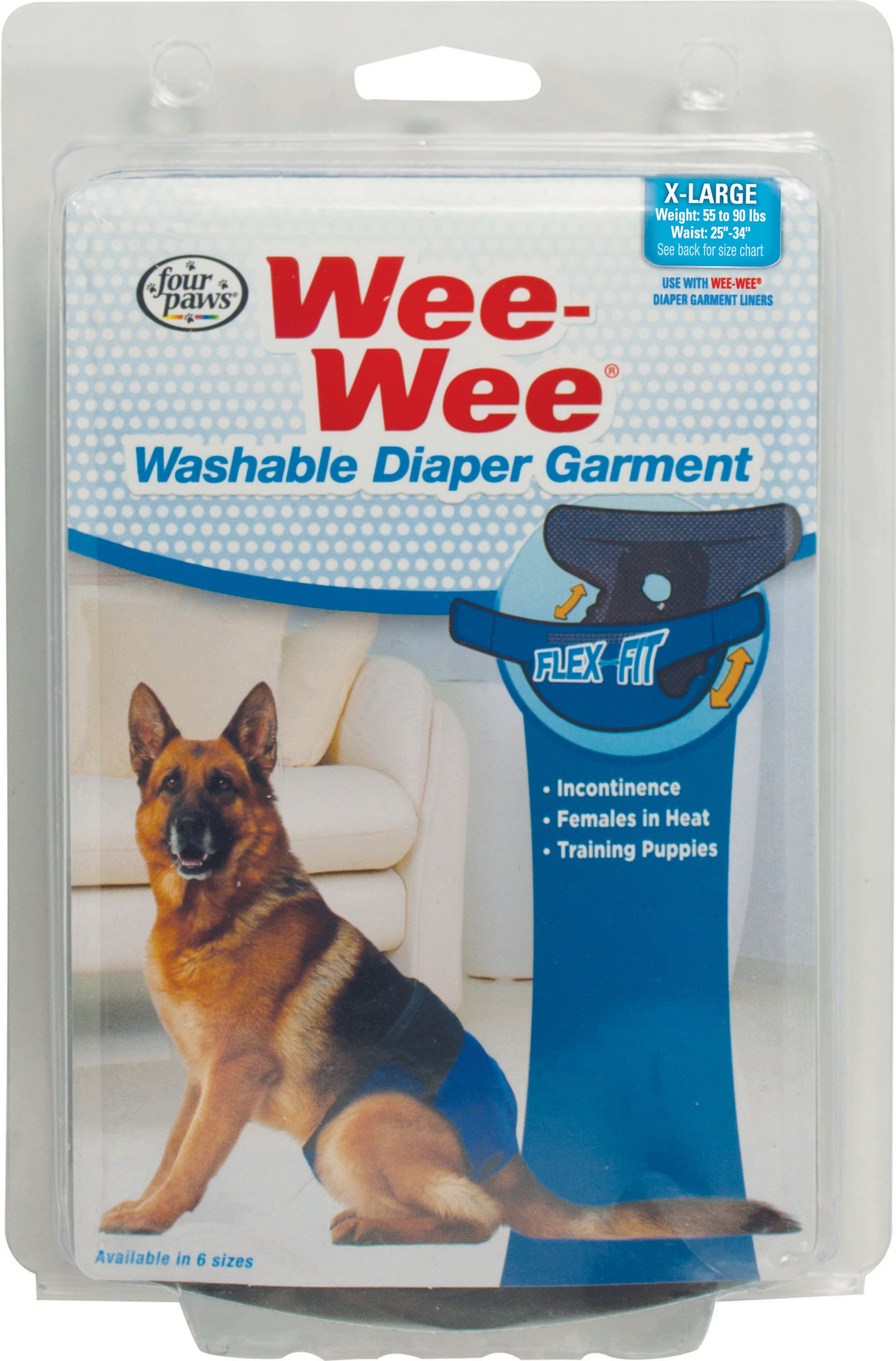 Wee Wee Washable Diaper Garment (Option 1: Extra Large)