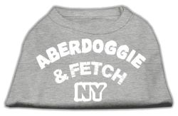 Aberdoggie NY Screenprint Shirts Grey (size: L (14))