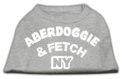 Aberdoggie NY Screenprint Shirts Grey (size: L (14))