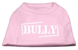 Bully Screen Printed Shirt  Light Pink (size: L (14))