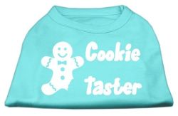 Cookie Taster Screen Print Shirts Aqua (size: L (14))