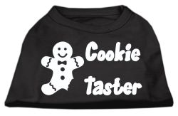 Cookie Taster Screen Print Shirts Black (size: L (14))