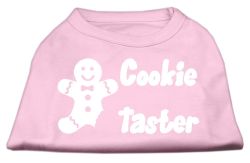 Cookie Taster Screen Print Shirts Light Pink (size: L (14))