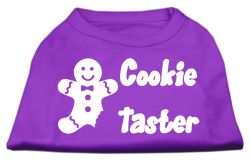 Cookie Taster Screen Print Shirts Purple (size: L (14))