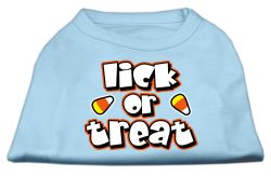 Lick Or Treat Screen Print Shirts Baby Blue (size: L (14))