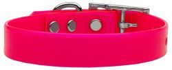 Plain Tropical Jelly Collars Pink Sm (size: small)