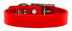 Plain Tropical Jelly Collars Red Sm (size: small)